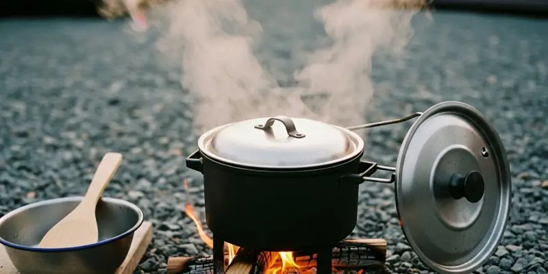 満足感たっぷり！一品で完結するキャンプ朝食メニュー