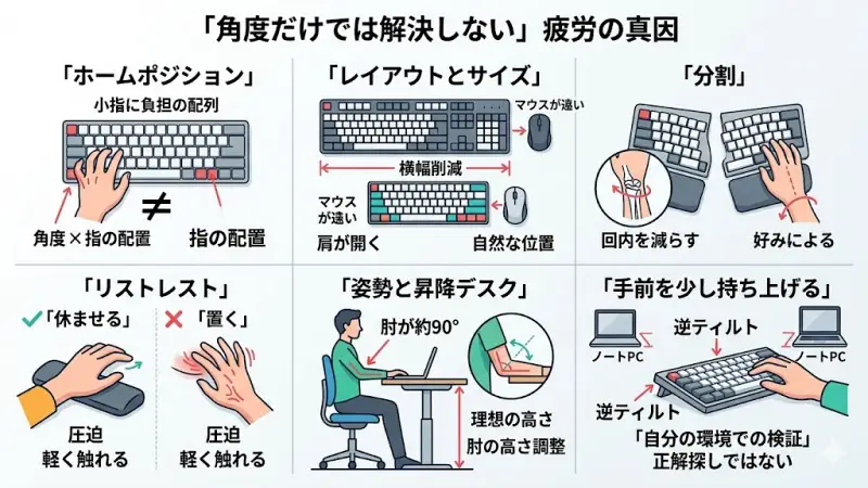 ちょっとした注意点（角度だけでは解決しない）